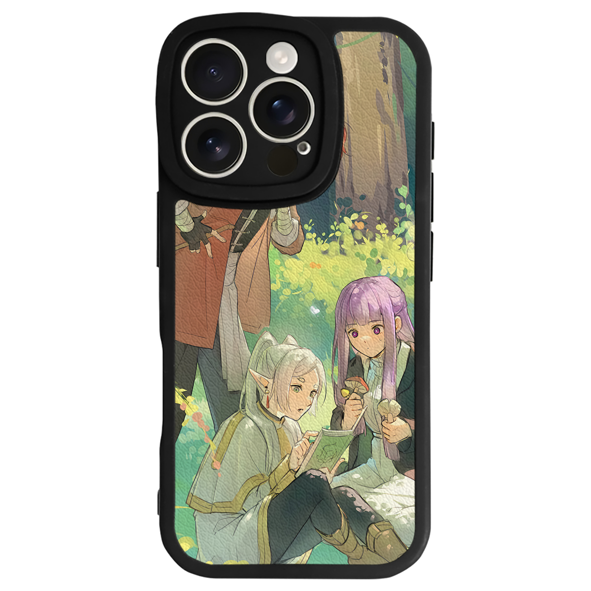 （画像用） 葬送のフリーレン Frieren 【iPhone 16シリーズ対応】シリコンスマホケース（レザー調） 材質：シリコン
